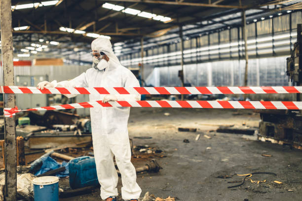 Professional Biohazard technician working in Northfield, MN